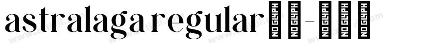 astralaga regular字体字体转换